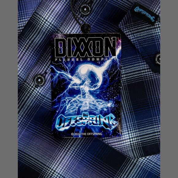 DIXXON FLANNEL x THE OFFSPRING Collab - SUPERCHARGED Flannel Shirt - Men's 2XL - Picture 5 of 14